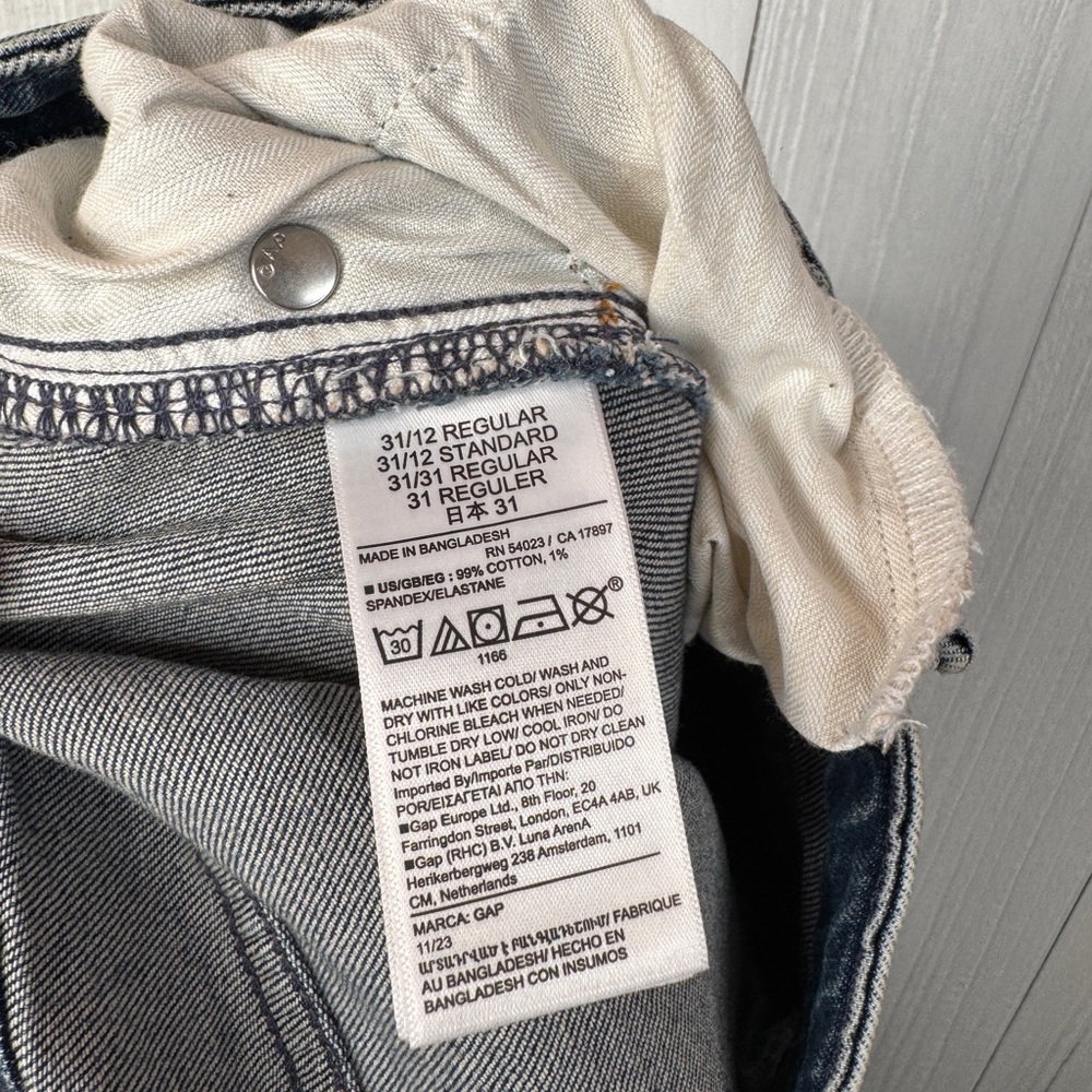 GAP Denim Cargo Maxi Skirt 31/12 - Picture 8 of 9